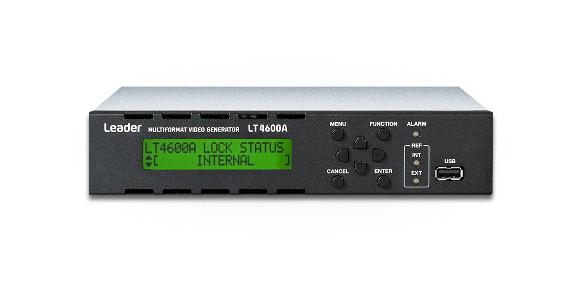 Leader LT4600A multiformat video generator front view