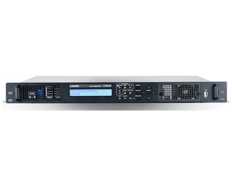 Leader LT4670 sync generator front view