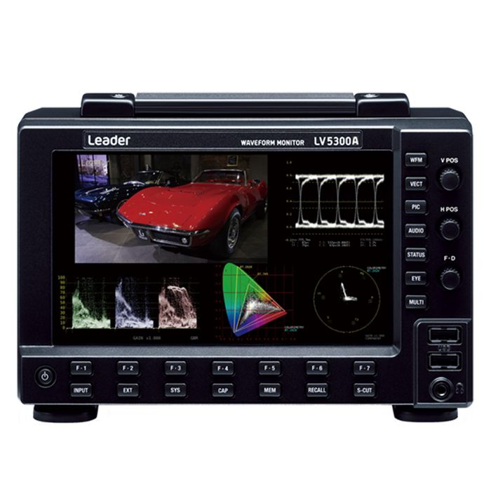 Leader LV5300A 4K 12G-SDI waveform monitor