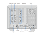 Leader LV5900A rear panel and connectivity