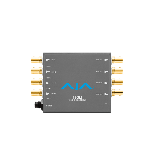 AJA 12GM 12G-SDI to/from SDI Muxer/DeMuxer