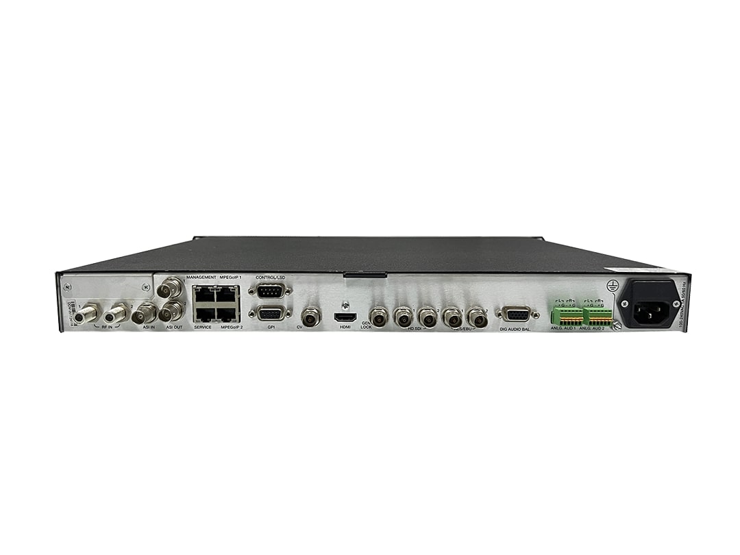 MediaKind ProView 8100 rear panel connectivity