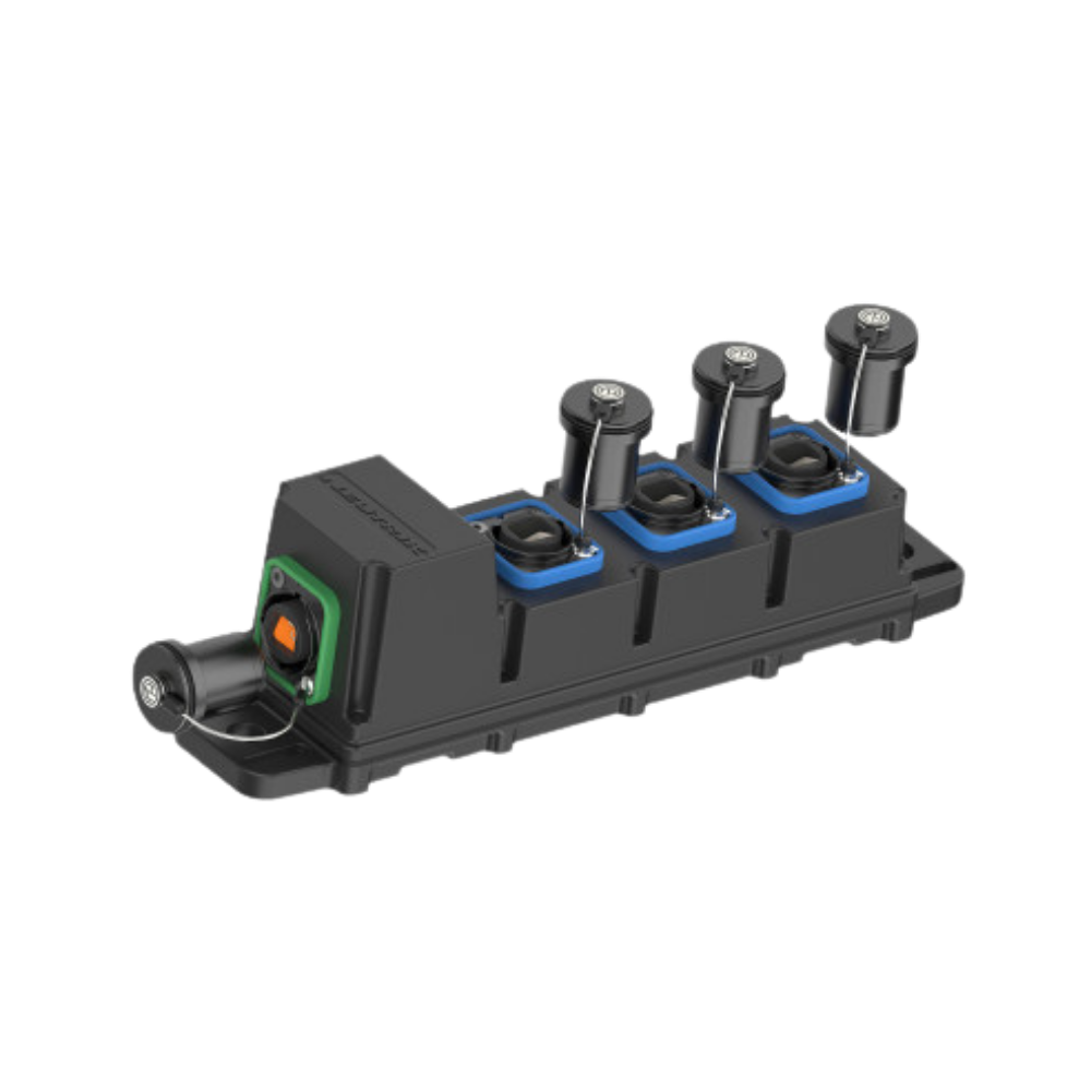 Neutrik opticalBAR Rugged Fiber Optic Breakout Adapter