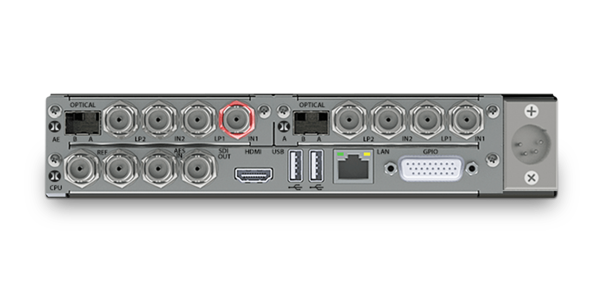 PHABRIX Rx500 rear panel and connectivity