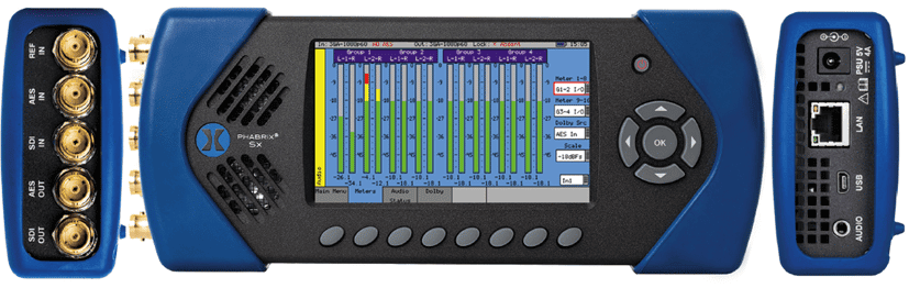 PHABRIX SxA front and side product views