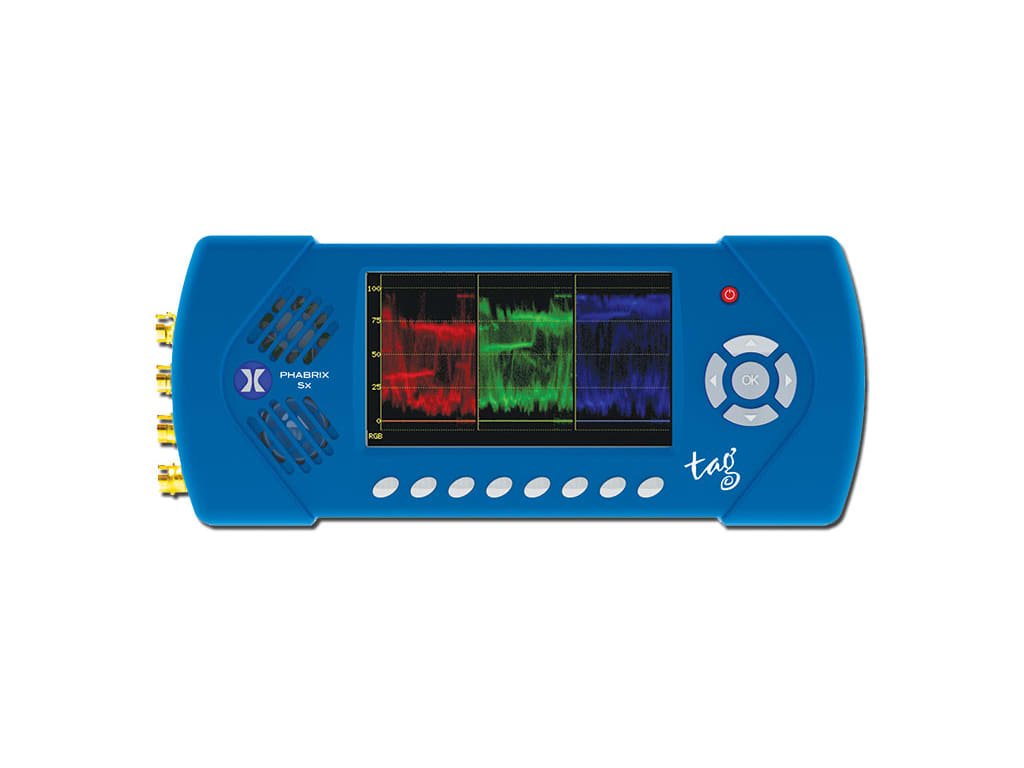PHABRIX SxTAG IP handheld signal generator and analyzer