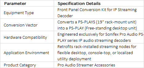 PS-PLAYCON Front Panel Conversion Kit | Rack-Mount to Desktop Conversion