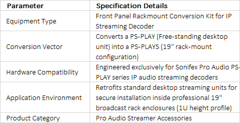 PS-PLAYSCON Front Panel Conversion Kit | Desktop to Rack-Mount Conversion
