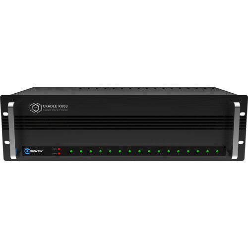 Kiloview Cradle Series 16-Channel Redundant Power Rackmount Frame (3 RU)