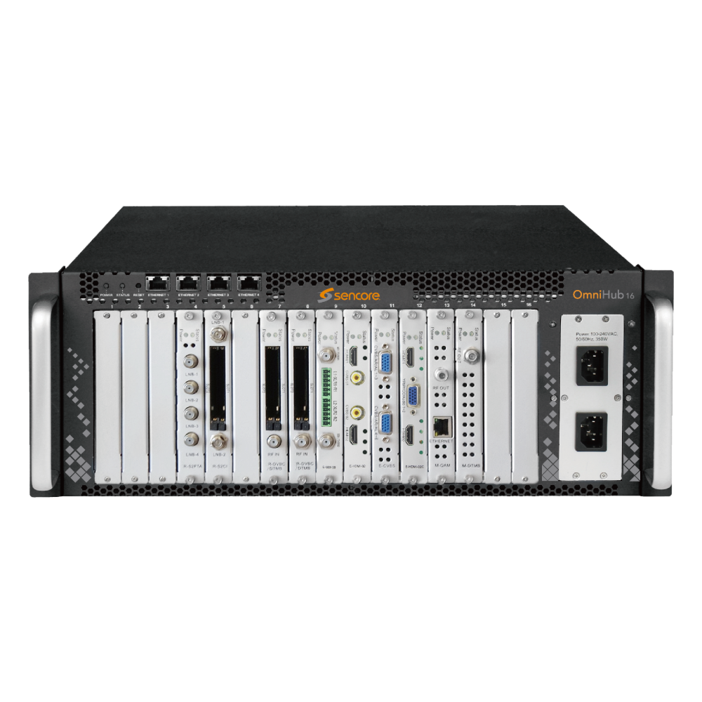 Sencore OmniHub 6/16 Modular Video Processing Platform
