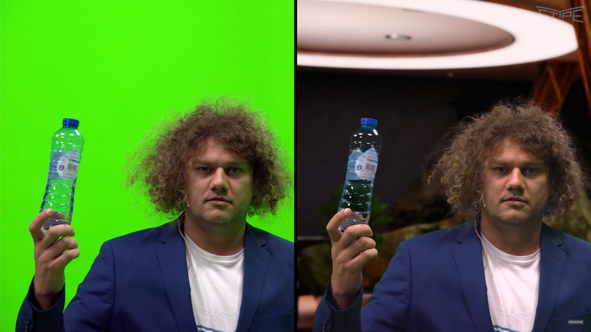 Stype GreenKiller liquid chroma key example