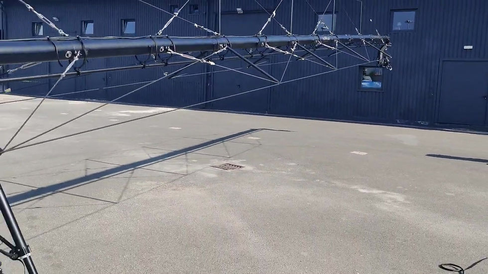 Stype HumanCrane modular virtual production camera crane in use