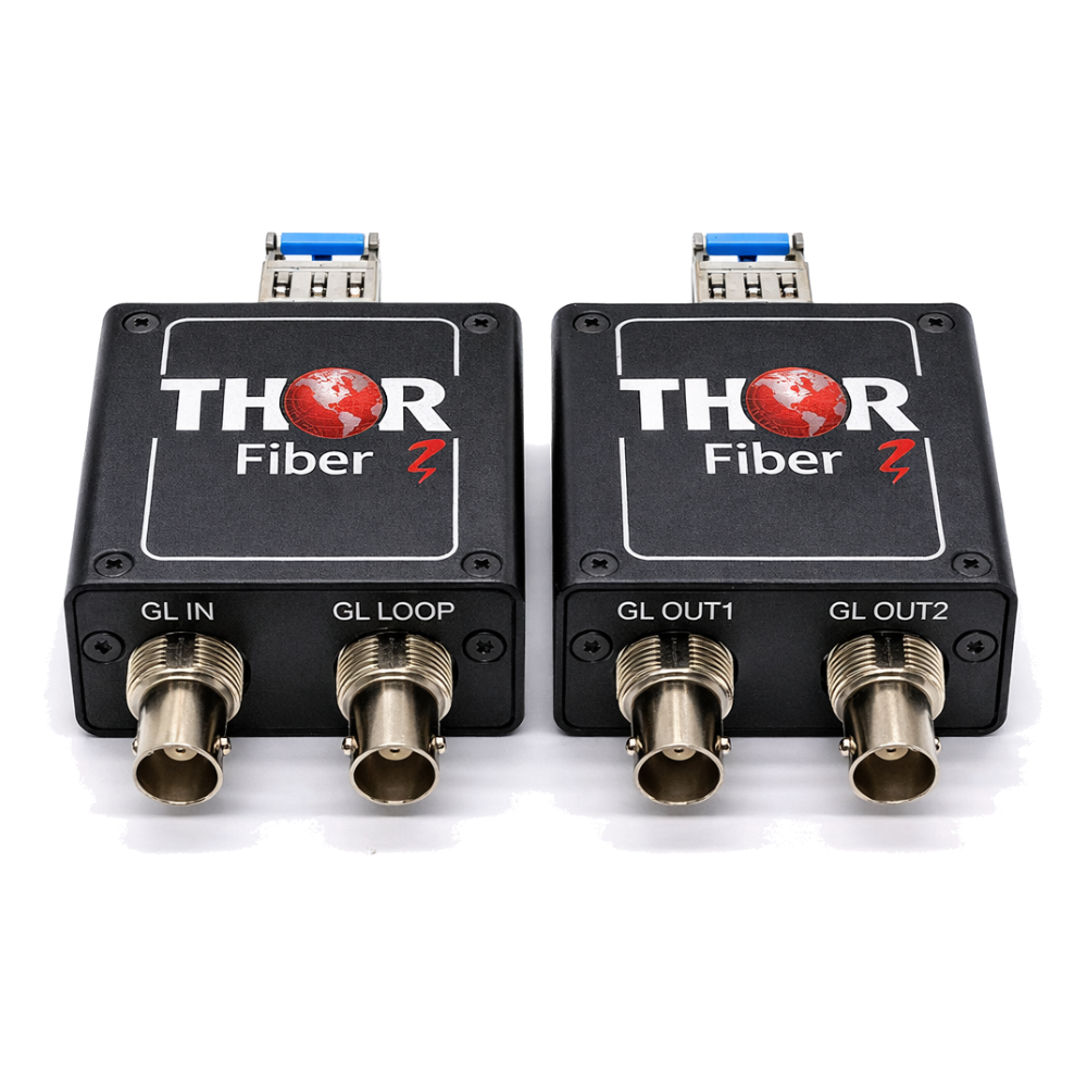 F-GL-SYNC-TX/RX genlock black burst and tri-level sync over fiber kit