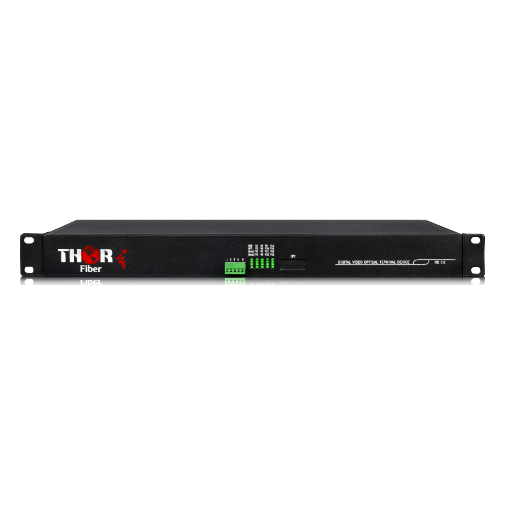 F-16VD-TxRx 16-channel digital video optical terminal front