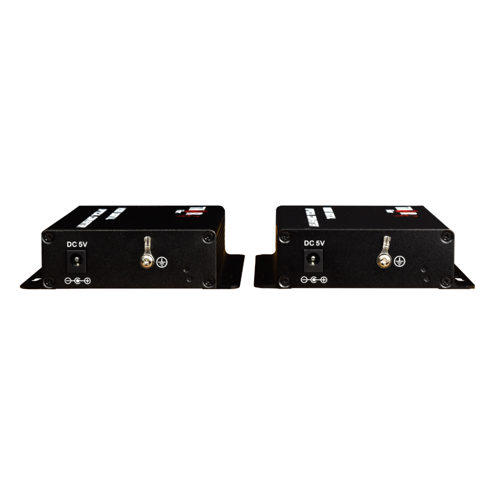 F-1HD-TVI-TxRx single HD-TVI video over fiber kit rear view