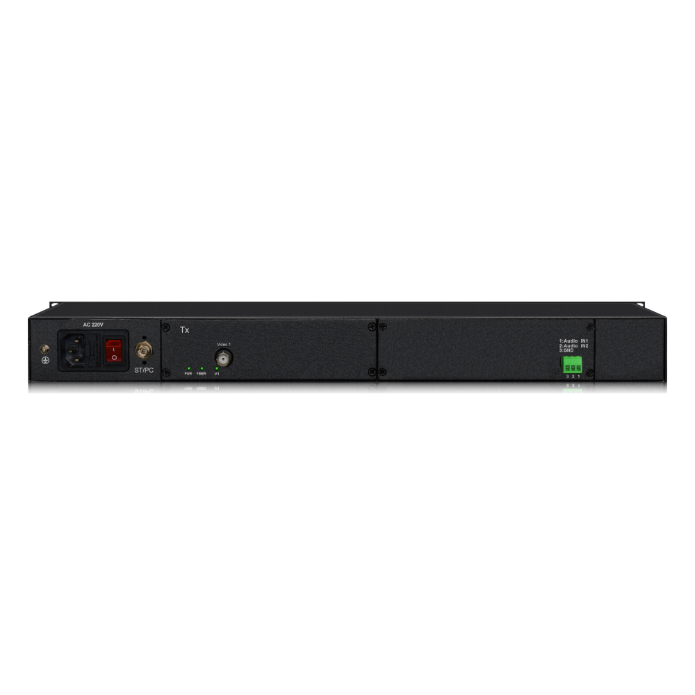 F-1V2A-TxRx-RM transmitter rear panel