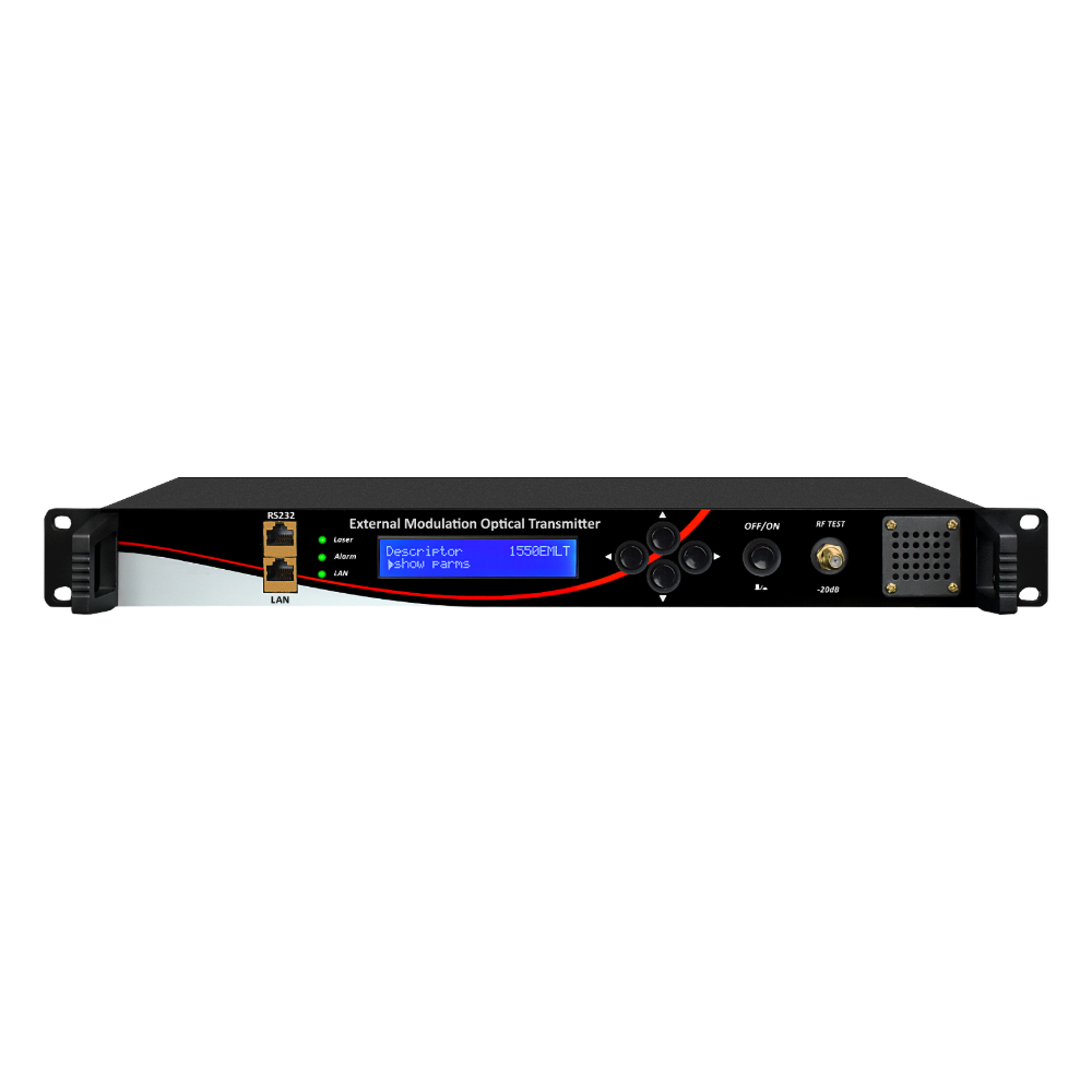 F-RF-1550-Tx-EM-2 externally modulated optical transmitter front
