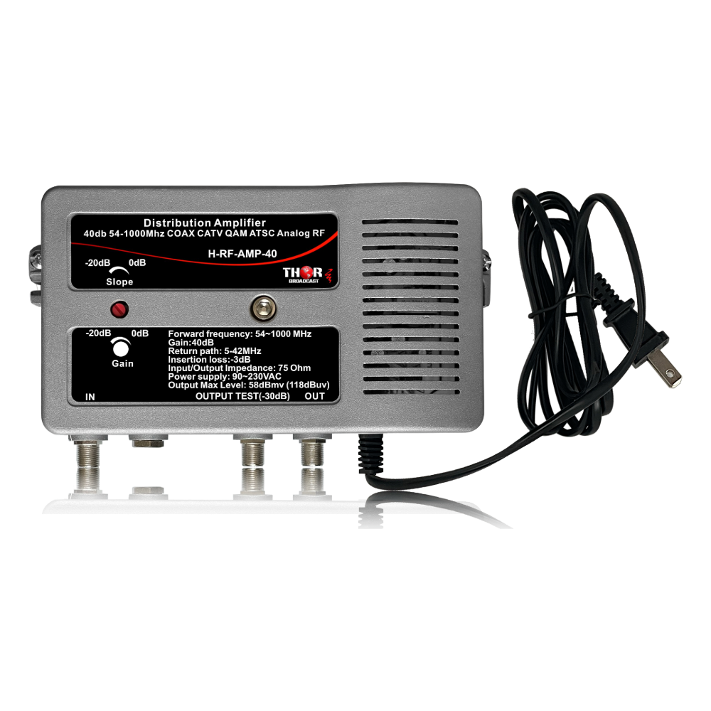 H-RF-AMP-40 bi-directional CATV distribution amplifier