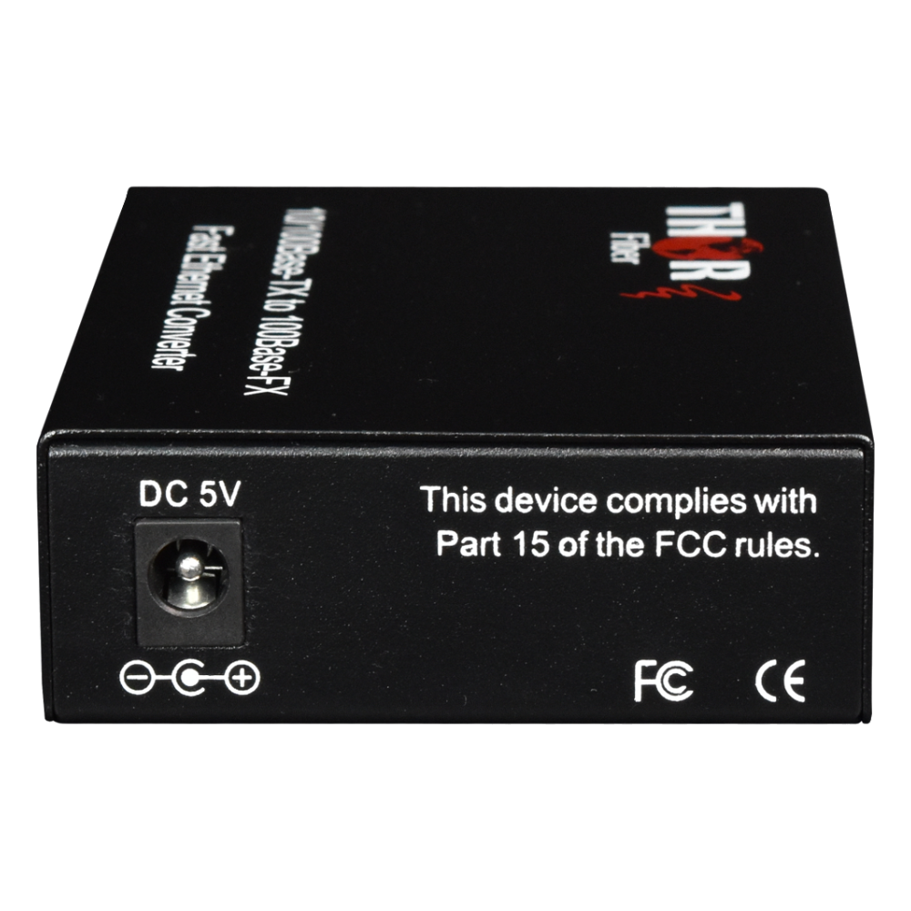 F-FE-TR-SM media converter rear view