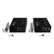 F-GET-TR-SFP gigabit Ethernet fiber media converter with SFP