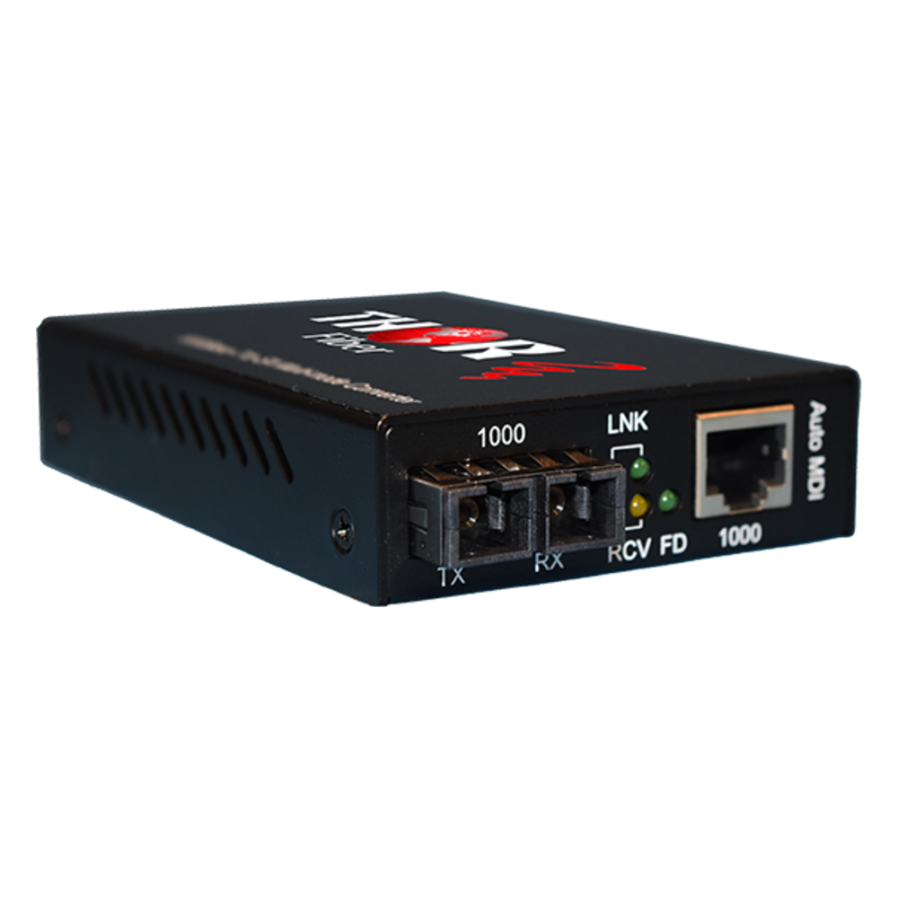 F-GET-TR-SM gigabit Ethernet single-mode fiber media converter