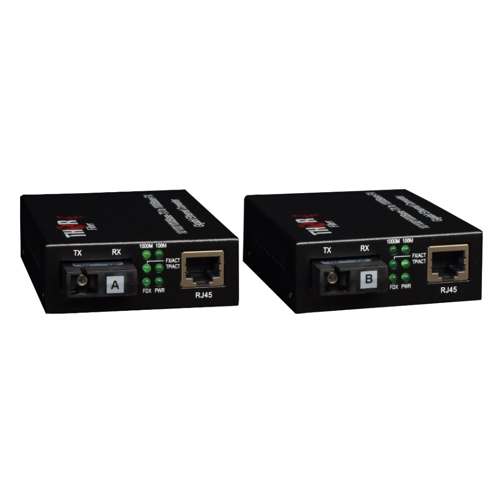 F-GET-TRS-A gigabit Ethernet over single fiber transceiver pair