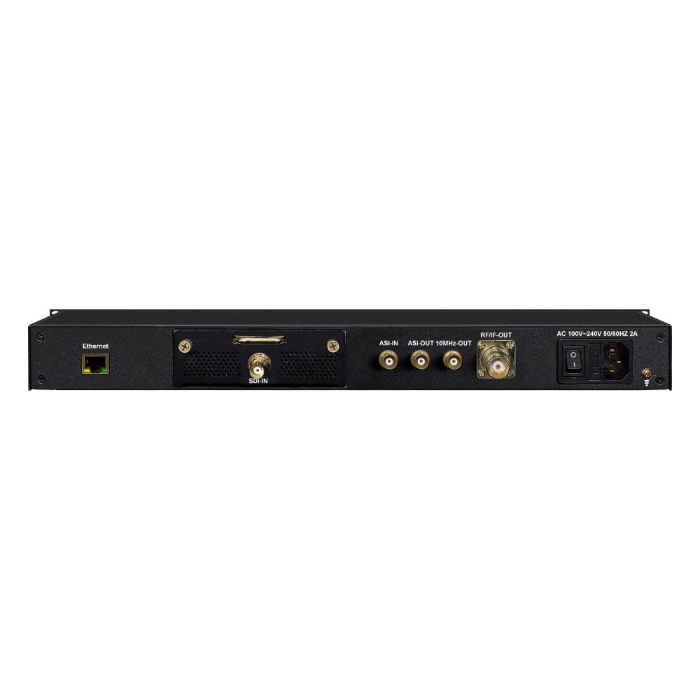 H-1SDI-DVBS2 rear panel connections