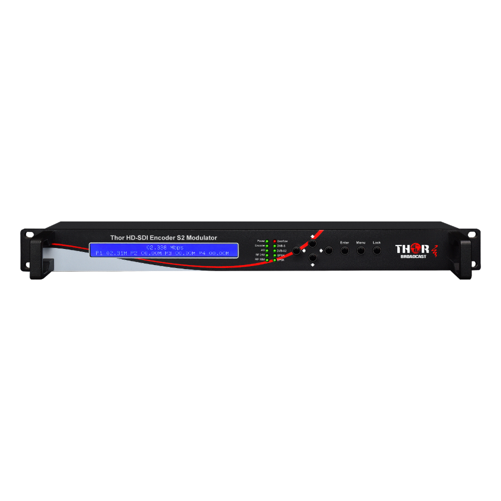H-XX-DVBS2X satellite modulator front panel
