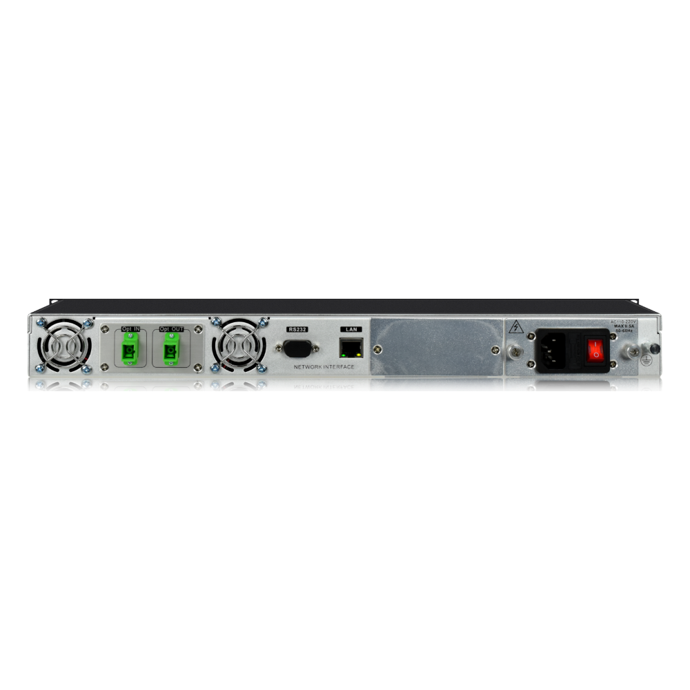 F-EDFA-16 optical amplifier back panel