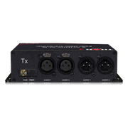 F-2A-XLR-B-TxRx-RM bi-directional XLR audio over fiber transmitter