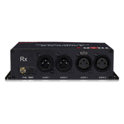 F-2A-XLR-B-TxRx-RM bi-directional XLR audio over fiber receiver