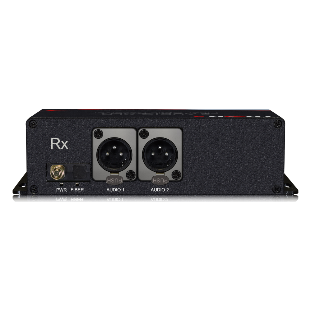 F-2AES-TX/RX 2-channel AES/EBU balanced audio fiber converter pair