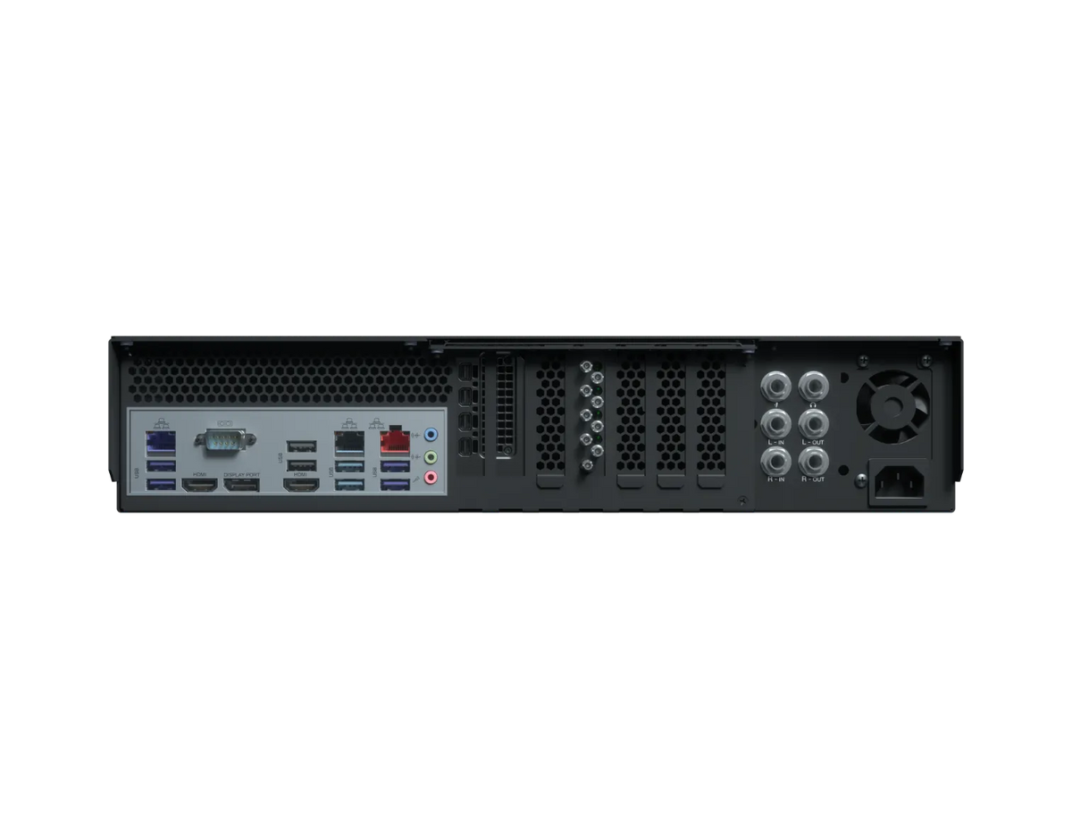 Vizrt TriCaster Prizm rear panel view