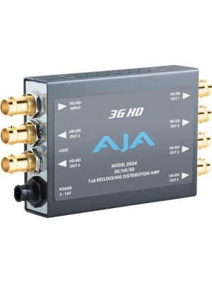 3GDA 1x6 3G/HD/SD-SDI Re-Clocking Distribution Amp with DWP