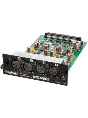 4 Channel Balanced Analog Input Card for the Yamaha 02R96 and 01V Digital Consoles
