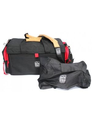  DV Organizer Case with QS-M4 Mini Rain Slick (Black with Red Trim)