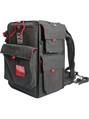  BK-2NR Backpack Camera Case, Medium (Midnight Black with Red Trim)