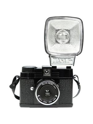 Diana Mini 35mm Camera with Flash (Petite Noire)