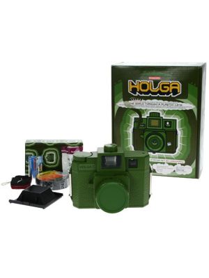 Holga Starter Kit - 120SF Medium Format Viewfinder Fixed Focus Camera w/ Lens & Flash
