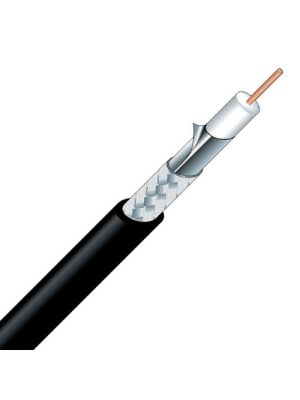 Canare Lightweight 75-Ohm 12G-SDI UHD Video Coax Cable (656', Black)