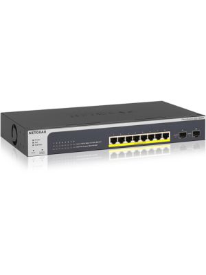 Netgear ProSAFE GS510TPP 8-Port Gigabit Ethernet PoE+ Compliant Managed Switch with SFP