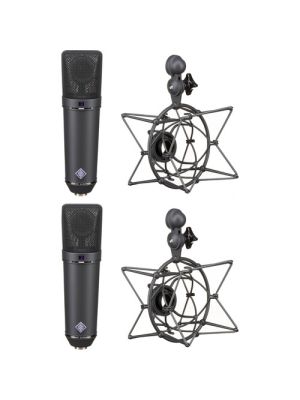 Neumann U 87 Ai MT Large-Diaphragm Multipattern Condenser Microphone (Stereo Set, Black)
