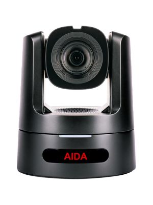 AIDA Imaging 4K NDI|HX3, 12G-SDI & SFP+ Auto-Tracking Broadcast/Conference PTZ Camera with 30x Optical Zoom (Black)