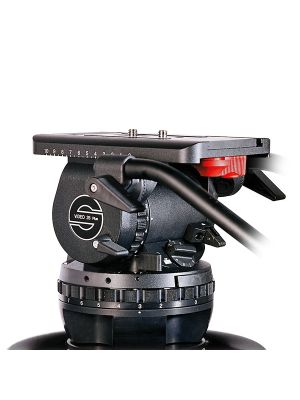 Sachtler VIDEO 25 PLUS FB Fluid Head (Flat Base) - Supports 11-80 lbs

