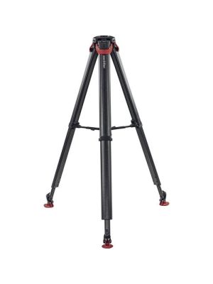 Sachtler Flowtech 75 MS Carbon Fiber Tripod with Mid-Level Spreader and Rubber Feet
