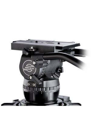 Sachtler Video 60 Plus Studio Fluid Head (Flat Base) - Supports 35-145 lbs
