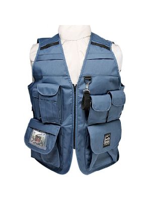 VV-XXL Videographer Vest, XX-Large - Blue 