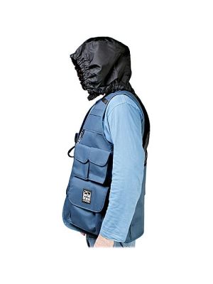 Video Vest with Hood, (X-Large) (Blue) 