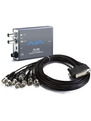 AJA 3G-AM-BNC 3G-SDI 8-Ch AES Embedder/Disembedder, bal. BNC, USB Mini-Config support 