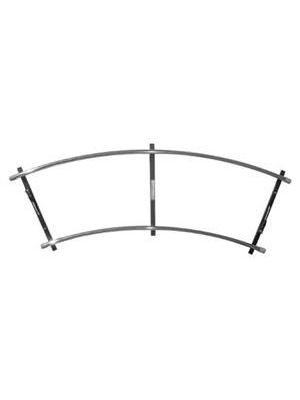 Stainless Steel Track - Curved - 8 Foot Section - 20' Diameter
